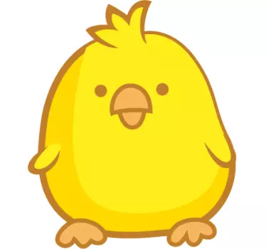 Naklejka dekoracyjna mały kurczak - TenStickers