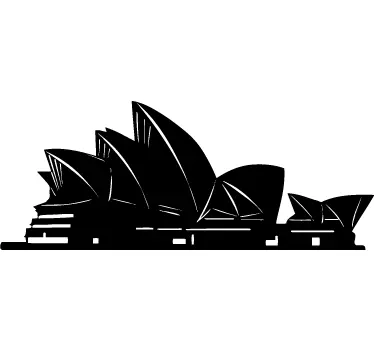 Naklejka dekoracyjna na ścianę Sydney Opera - TenStickers