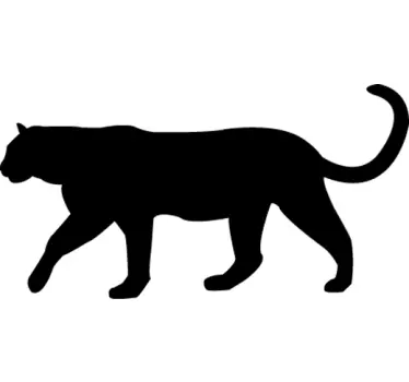 Naklejka dekoracyjna sylwetka pantery - TenStickers