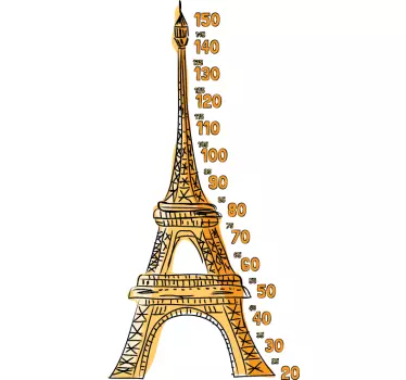 Naklejka dla dzieci Eiffel - TenStickers