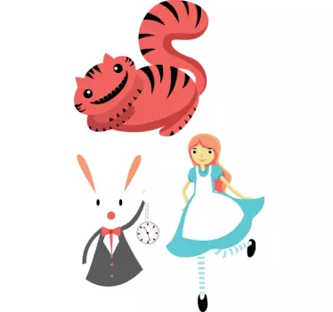 Naklejka dla dzieci postaci z Krainy Czarów - TenStickers