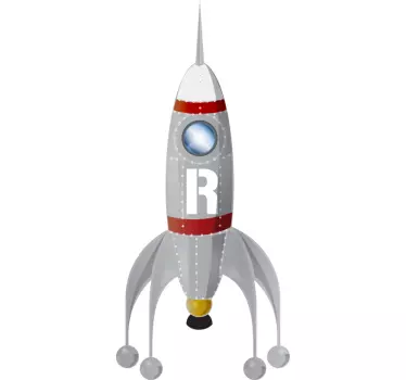 Naklejka dla dzieci rakieta - TenStickers