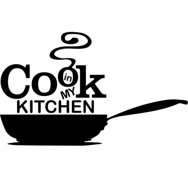 Naklejka na ścianę do kuchni cook in my kitchen - TenStickers