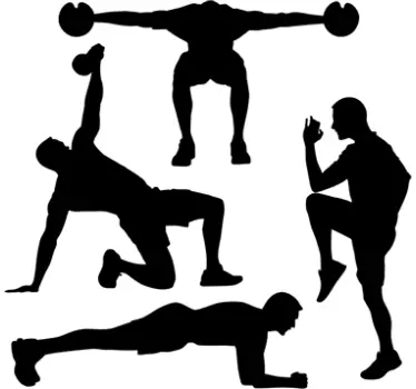 Naklejka Fitness - TenStickers