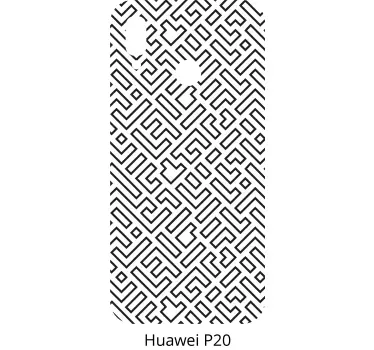 Naklejka Huawei labirynt - TenStickers