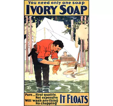 Naklejka na ścianę  Ivory Soap - TenStickers
