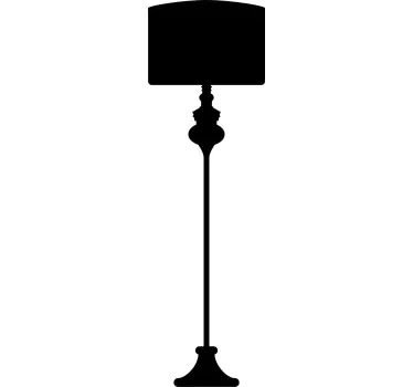 Naklejka Klasyczna lampa - TenStickers