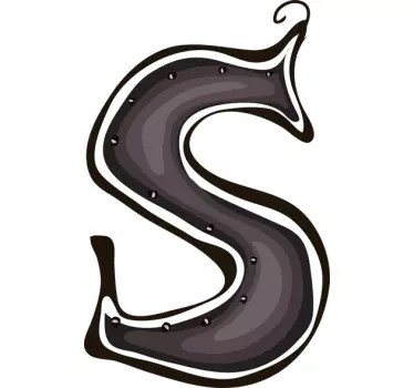 Naklejka literka s - TenStickers