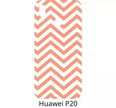 Naklejka na Huaweia okładka z motywem jodełki - TenStickers