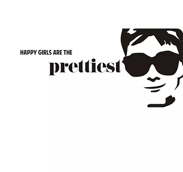 Naklejka na kartę kredytową Audrey Hepburn - TenStickers