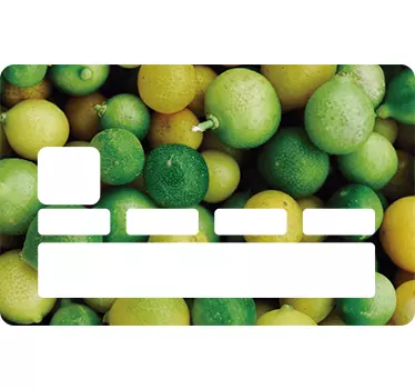 Naklejka na kartę kredytową limonki - TenStickers
