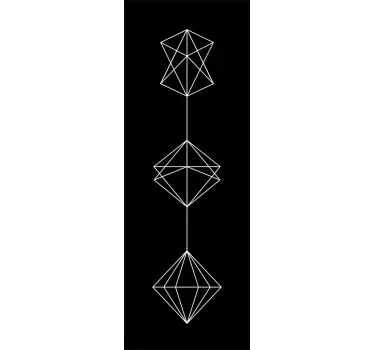 Naklejka na prysznic - Figury Geometryczne - TenStickers