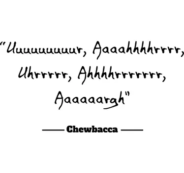 Naklejka na ścianę Chewbacca - TenStickers
