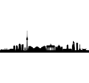 Naklejka na ścianę panorama Berlin - TenStickers