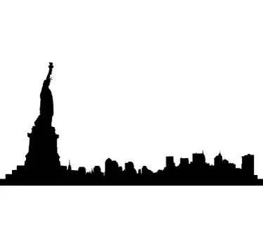 Naklejka na ścianę panorama New York - TenStickers