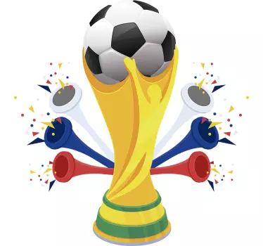 Naklejka na ścianę sport Puchar Świata - TenStickers