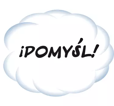 Naklejka na ścianę pomyśl - TenStickers