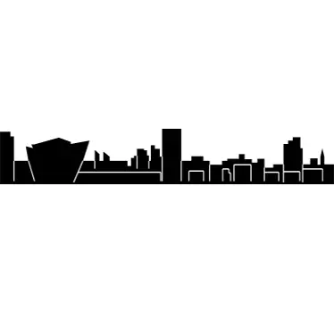 Naklejka na ścianę miejsca Belfast - TenStickers
