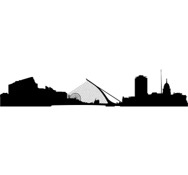Naklejka na ścianę miejsca Dublin - TenStickers