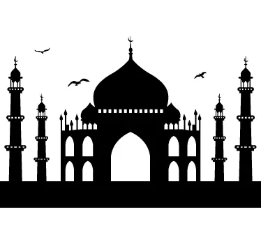 Naklejka na ścianę Taj Mahal - TenStickers