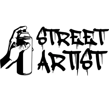 Naklejka ścienna urban Street Art - TenStickers