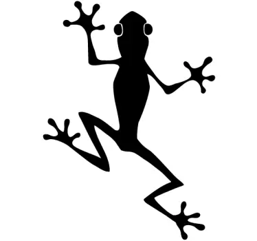 Naklejka na ścianę żaba wspinacz - TenStickers