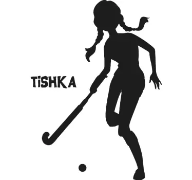 Naklejka na ścianę znane cytaty hokeistka - TenStickers