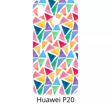 Naklejka na ścianę inne figury geometryczne mozaika huawei - TenStickers