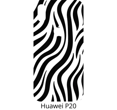 Naklejka na ścianę tekstura Zebra na Huawei - TenStickers