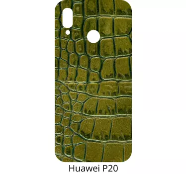 Naklejka na telefon Huawei skóra krokodyla huawei - TenStickers