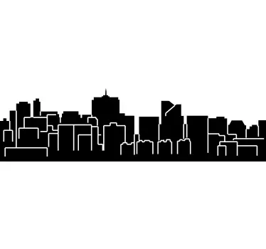 Naklejka panorama Brukseli - TenStickers