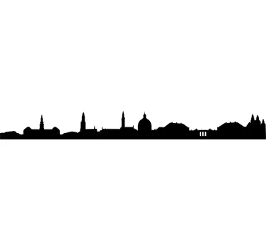 Naklejka panorama Kopenhaga - TenStickers