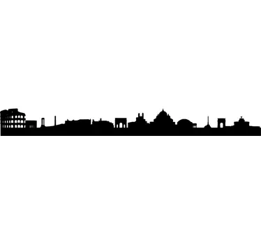 Naklejka panorama Rzymu - TenStickers