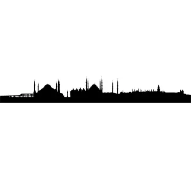 Naklejka panorama Stambuł - TenStickers