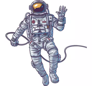 Naklejka ścienna astronauta - TenStickers