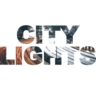 Naklejka ścienna City Lights - TenStickers
