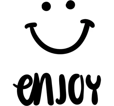 Naklejka ścienna Enjoy - TenStickers