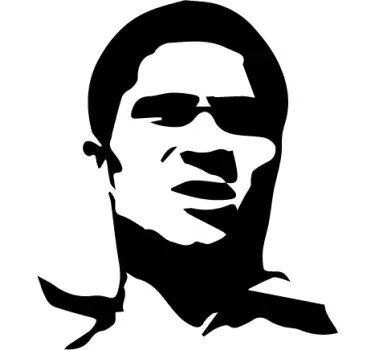 Naklejka ścienna Eusebio da Silva Ferreira - TenStickers
