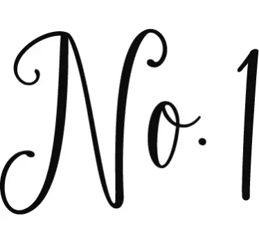 Naklejka ścienna personalizowany numer - TenStickers
