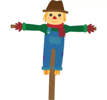 Naklejka Ścienna Strach na wróble - TenStickers