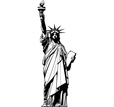 Naklejka Statua Wolności NYC - TenStickers