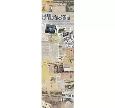 Naklejka strony gazet - TenStickers
