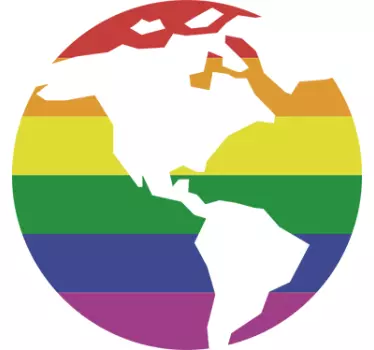Naklejka świat homoseksualny - TenStickers