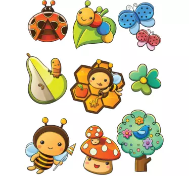 Naklejka świat insektów - TenStickers