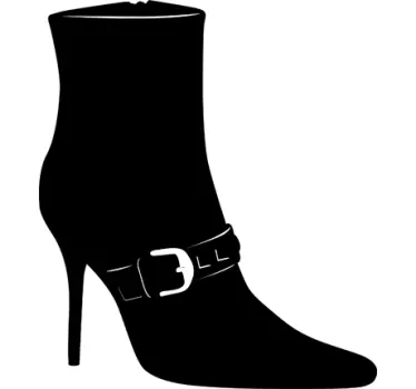 Naklejka tablica buty na obcasie - TenStickers