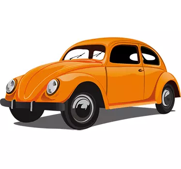 Naklejka Volkswagen Beetle - TenStickers
