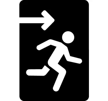 Naklejka wyjście ewakuacyjne - TenStickers