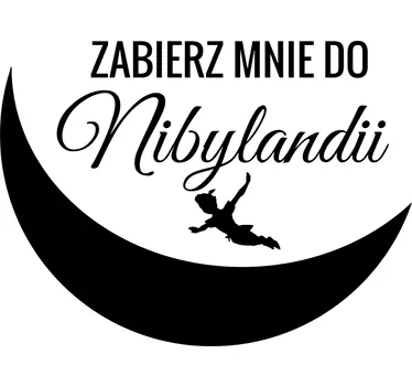 Naklejka z napisem Piotruś Pan - TenStickers