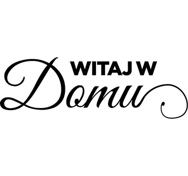 Naklejka z napisem witaj w domu - TenStickers