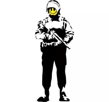Naklejka na ścianę sztuka Banksy - TenStickers